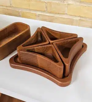 اردو خوری 5 پارچه چوبی