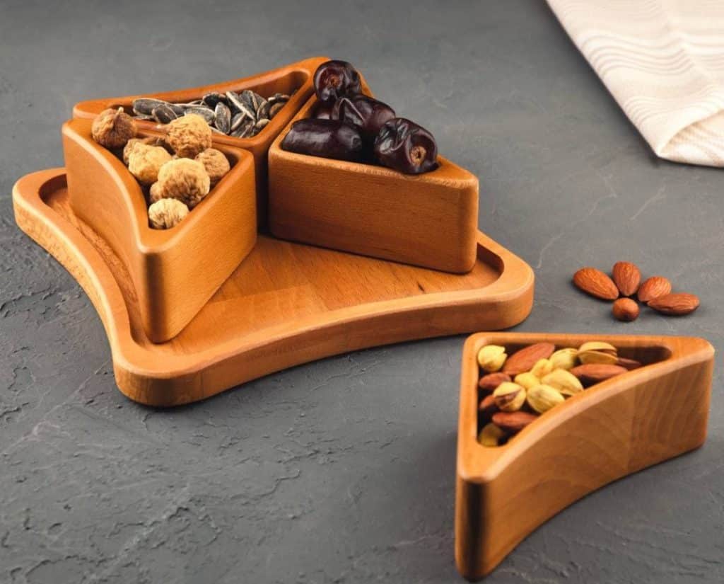 اردو خوری 5 پارچه چوبی