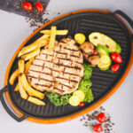 تابه گریل بیضی چدنی اوکامل کد 202