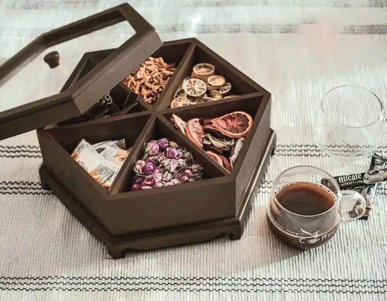 جعبه پذیرایی اوک