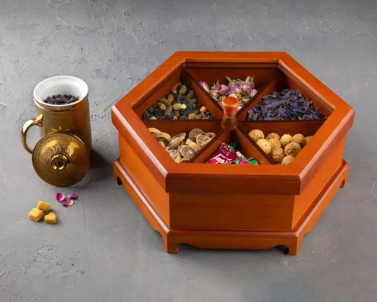 جعبه پذیرایی اوک