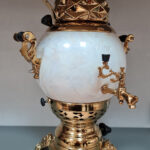 سماور گازی ثمین مدل سه کاره ظرفیت 6 لیتر