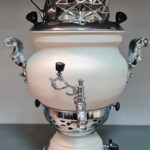 سماور گازی ثمین مدل سه کاره ظرفیت 6 لیتر